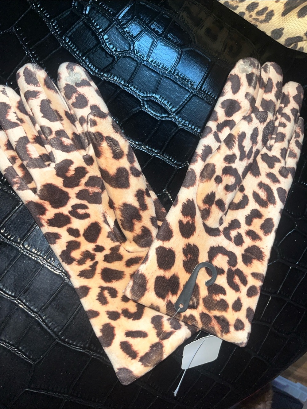 Leopard gloves - Picture 2 of 3